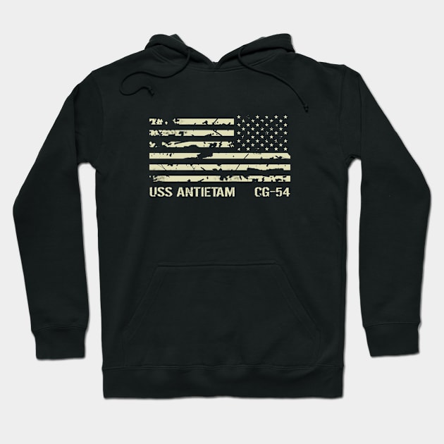 USS Antietam Hoodie by Jared S Davies